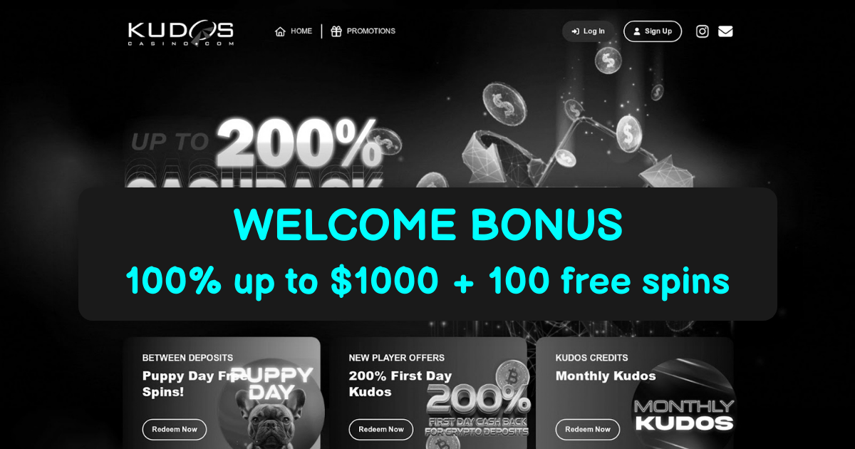 Kudos Casino - Mobile Casino Bonuses for US Players