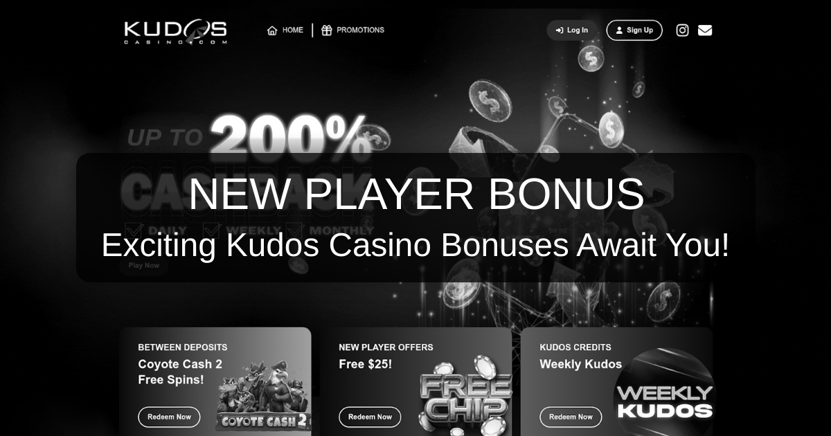 Kudos Casino Bonuses USA 2026 | $2500 Welcome Bonus Review